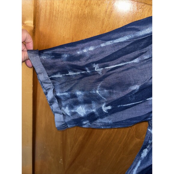 Laurie Felt Women Top 2X Easy Tencel Blue Roll Tab Sleeve Button Up - Picture 5 of 8